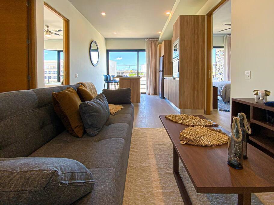 شقة Beautiful + Luxury + Ocean View + Pool بلايا ديل كارمن المظهر الخارجي الصورة