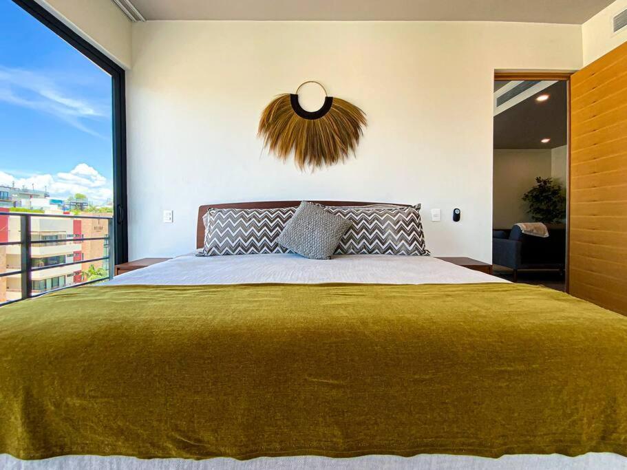 شقة Beautiful + Luxury + Ocean View + Pool بلايا ديل كارمن المظهر الخارجي الصورة