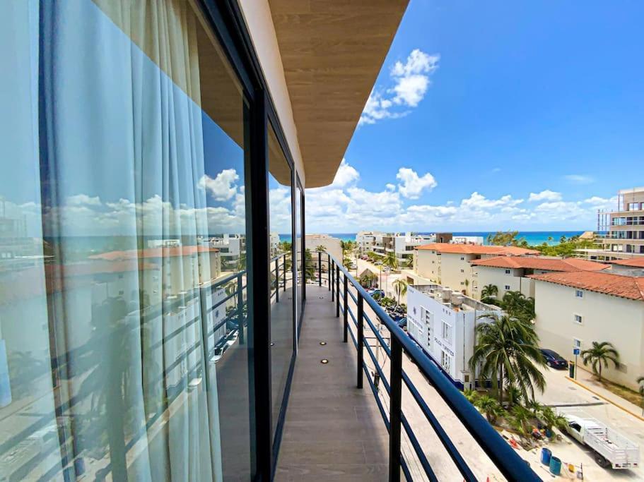 شقة Beautiful + Luxury + Ocean View + Pool بلايا ديل كارمن المظهر الخارجي الصورة